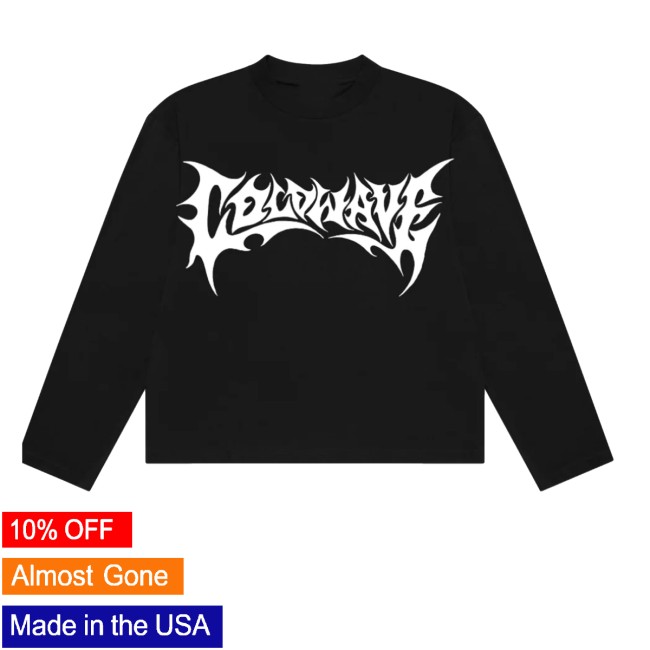 Cold Wave Merch Store Cold Wave Core Long Sleeve Black 2 Cold Wave Merch Store Cold Wave Core Long Sleeve Black