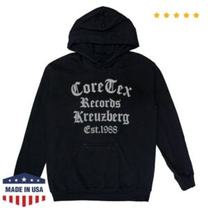 Coretex Records Merch Store Coretex Est. 1988 Hoodie Black-Grey