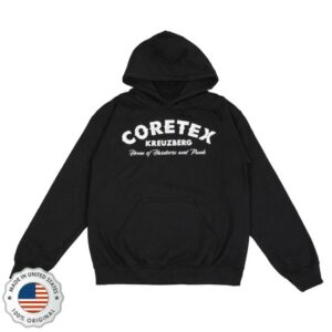 Coretex Records Merch Store Coretex Nails Hooded Sweatshirt Black