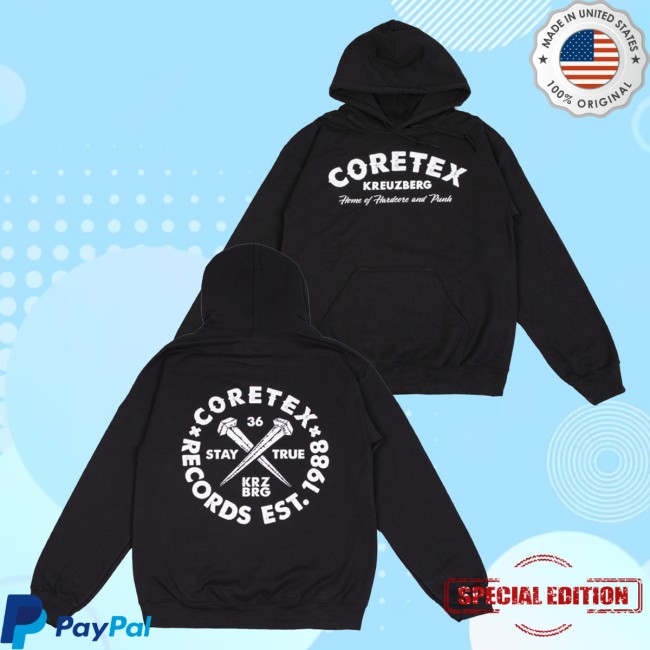 Coretex Records Merch Store Coretex Nails Hooded Sweatshirt Black 4 Coretex Records Merch Store Coretex Nails Hooded Sweatshirt Black