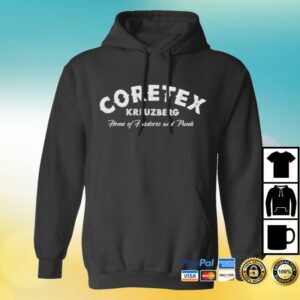 Coretex Records Merch Store Coretex Nails Hoodie Black Smoke