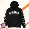 Coretex Records Merch Store Coretex Nails Hoodie Black-White