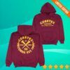 Coretex Records Merch Store Coretex Nails Hoodie Burgundy Yellow 1 Coretex Records Merch Store Coretex Nails Hoodie Burgundy Yellow