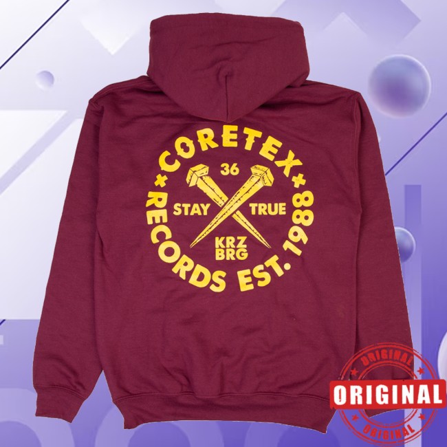 Coretex Records Merch Store Coretex Nails Hoodie Burgundy Yellow 5 Coretex Records Merch Store Coretex Nails Hoodie Burgundy Yellow