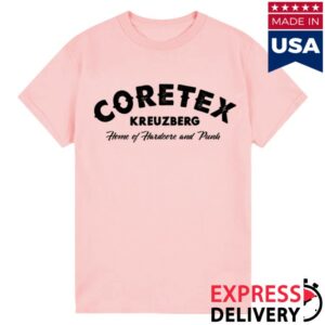Coretex Records Merch Store Coretex Nails Light Pink-Black T-Shirt