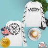 Coretex Records Merch Store Coretex Nails Longsleeve White-Black