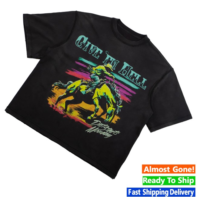 Corporate Gotem Merch Store Diet Starts Monday Give Em Hell Tee Vintage Black