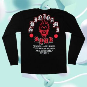 Crunchyroll Merch Store Death Note Shinigami Ryuk Apples Long Sleeve T-Shirt