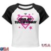 Dc Shop Merch Supergirl Girl Of Tomorrow Women's Micro Rib Raglan Baby Tee