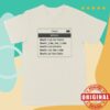 Death Cab For Cutie Merch Store Dcfc Screen T-Shirt Vintage White