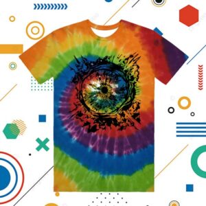 Devolver Digital Merch Store Look Outside Tie-Dye Shirt