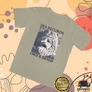 kenny Dfa Records Merch Shop Once Is Enough T Shirtw