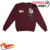 Dfa Records Merch Shop Store Knockdown Center 2025 Maroon Sweatshirt