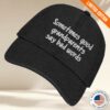 Dr. Lauren Hughes Merch Store Sometimes Good Grandparents Say Bad Words Denim Hat Black