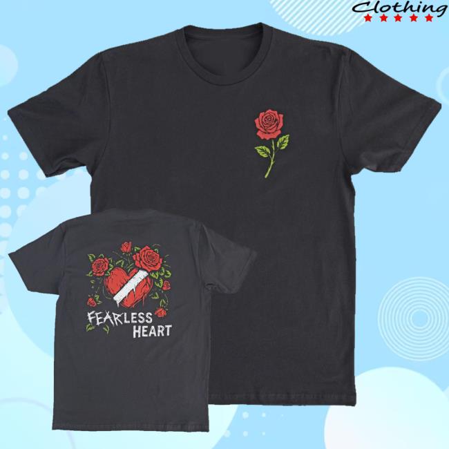 Feargear Merch Shop Fearless Heart Shirt 3 Feargear Merch Shop Fearless Heart T-Shirt