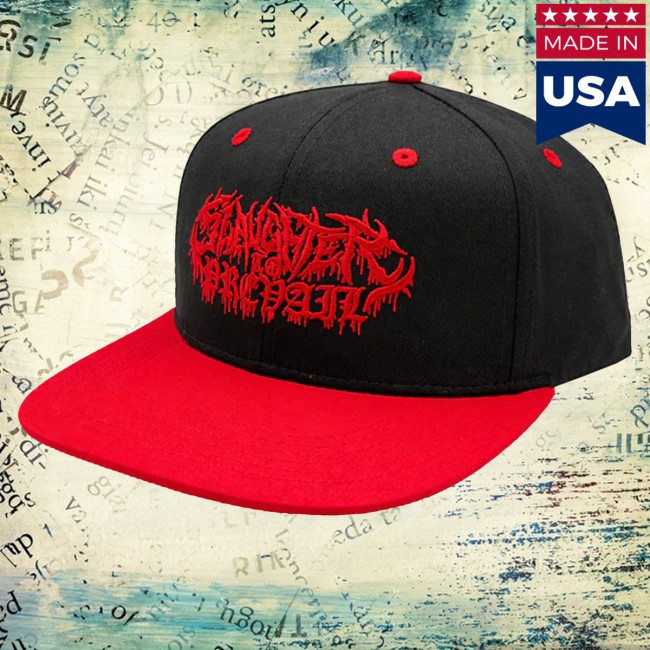 First Blood Merchandise Slaughter To Prevail Red Logo Black Red Snapback 2 First Blood Merchandise Slaughter To Prevail Red Logo Black Red Snapback