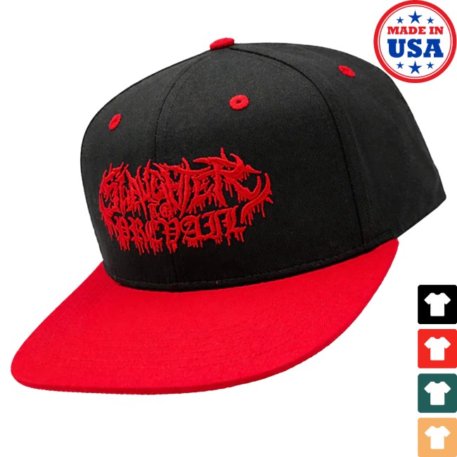 First Blood Merchandise Slaughter To Prevail Red Logo Black Red Snapback 3 First Blood Merchandise Slaughter To Prevail Red Logo Black Red Snapback