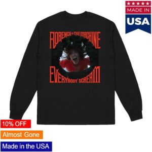Florence And The Machine Merch Store Scream Hole Longsleeve Shirt