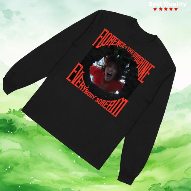 Florence And The Machine Merch Store Scream Hole Longsleeve Shirt 3 Florence And The Machine Merch Store Scream Hole Longsleeve Shirt