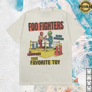 Foo Fighters Merch Store Alien V Lucha Shirt