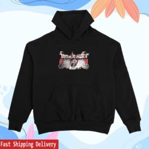 Forced To Suffer Store Merch Logo Skull Hoodie