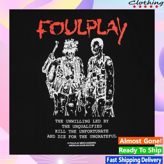 Foulplay Merch Store Peace Talks Shirt Black 3 Foulplay Merch Store Peace Talks Shirt Black