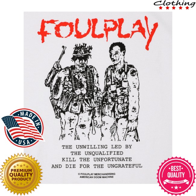 Foulplay Merch Store Peace Talks Shirt White 5 Foulplay Merch Store Peace Talks Shirt White