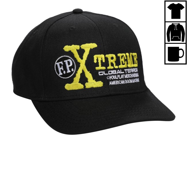 Foulplay Merch Store Xtreme Terror 6-Panel Cap Black 2 Foulplay Merch Store Xtreme Terror 6-Panel Cap Black