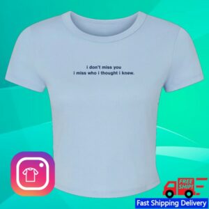 Freya Skye Merch Store Don't Miss You Baby Tee