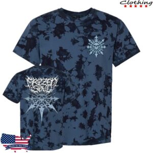 Frozen Soul Store Merch Shop Store Emblem Navy Tie Dye Tee