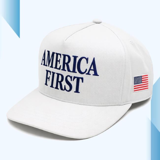 Fuentes Merch Store Shop White America First Hat 2 Fuentes Merch Store Shop White America First Hat