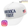 Fuentes Store Merch Official White America First Hat 1 Fuentes Store Merch Official White America First Hat