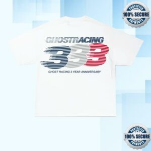 Ghost Racing Store Merch 333 Year Anniversary Shirt White