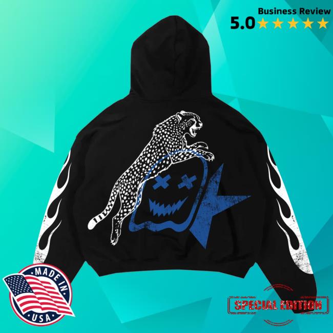 Ghost Racing Store Merch Cheetah Ghost Star Hoodie Black 4 Ghost Racing Store Merch Cheetah Ghost Star Hoodie Black