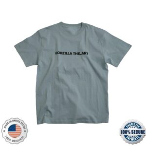 Godzilla Merch Store Godzilla The Art Blue Shirt