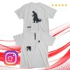 Godzilla Merch Store Godzilla The Art White Shirt