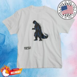Godzilla Merch Store Godzilla The Art White T-Shirt