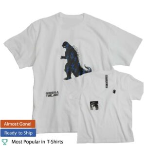 Godzilla Store Merch Godzilla The Art White T-Shirt