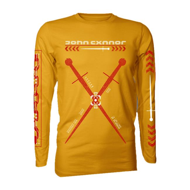 Gravitated Shop Store Merch John Cxnnor Cross Blade Yellow Long Sleeve 2 Gravitated Shop Store Merch John Cxnnor Cross Blade Yellow Long Sleeve