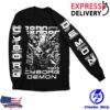 Gravitated Shop Store Merch John Cxnnor Cyborg Demon Black-White Long Sleeve