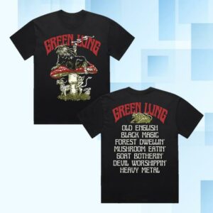 Green Lung Store Merch Old English Black Magic Shirt