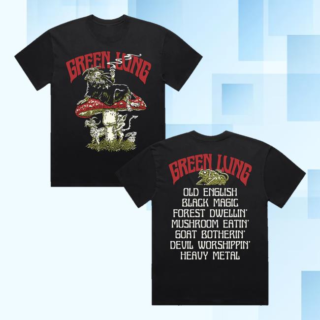 Green Lung Store Merch Old English Black Magic Shirt 3 Green Lung Store Merch Old English Black Magic Shirt