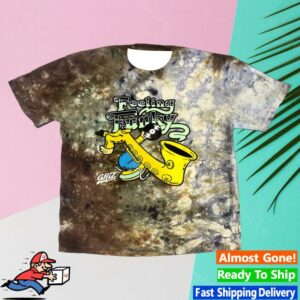 Griz Merch Shop Griz Feeling Funky T-Shirt In Earth Shades Tie Dye