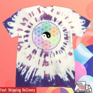 Griz Merch Store Griz Geometric Harmony Amethyst Burst Dye T-Shirt