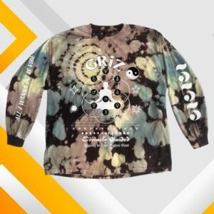 Griz Merch Store Griz Highest Good Long Sleeve In Colorbreak Dye