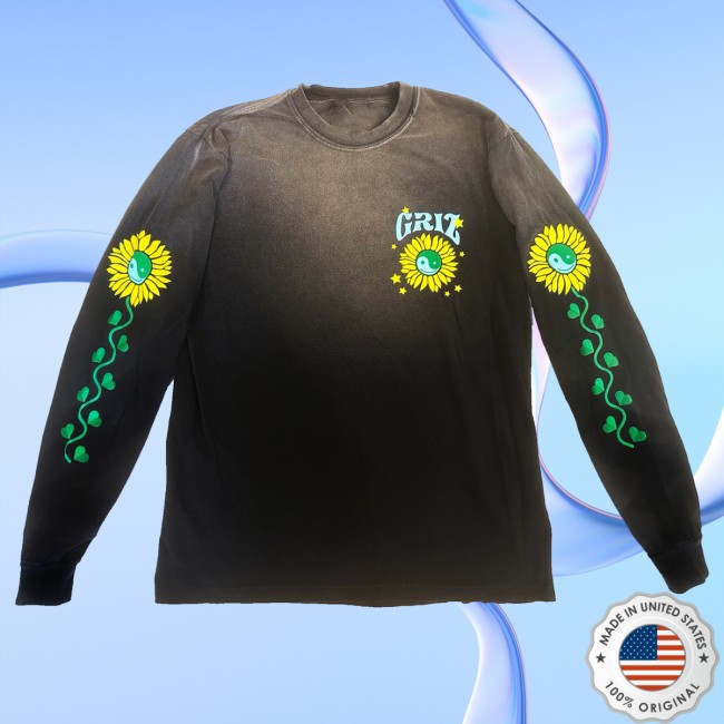 Griz Merch Store Griz Reach Your Roots Sun Fade Long Sleeve 3 Griz Merch Store Griz Reach Your Roots Sun Fade Long Sleeve