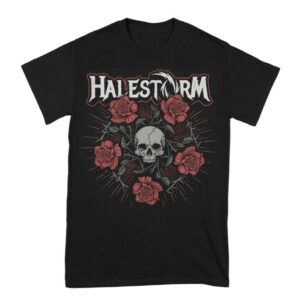 Halestorm Merch Store Halestorm Penta Rose Shirt
