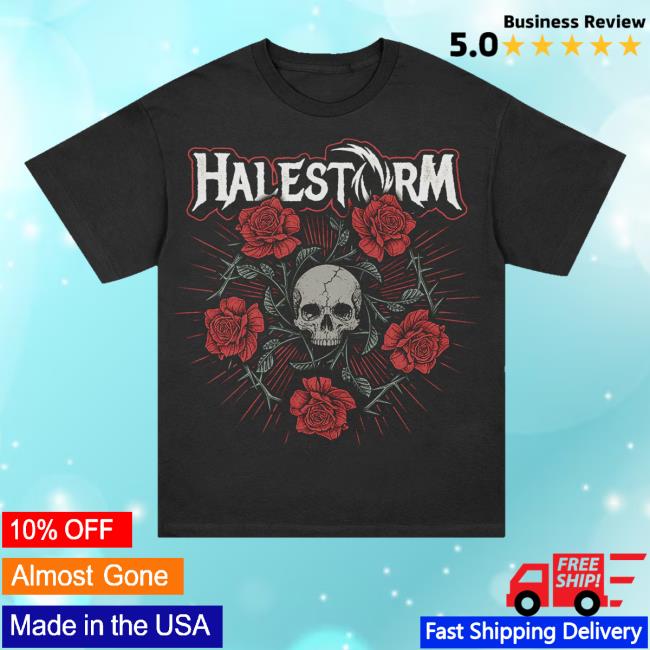 Halestorm Store Merch Penta Rose Shirt 3 Halestorm Store Merch Penta Rose T-Shirt