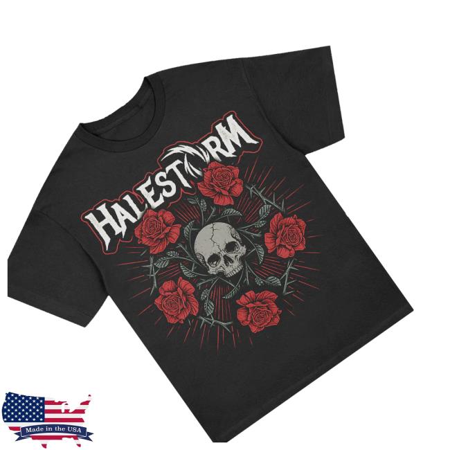 Halestorm Store Merch Penta Rose Shirt 4 Halestorm Store Merch Penta Rose T-Shirt