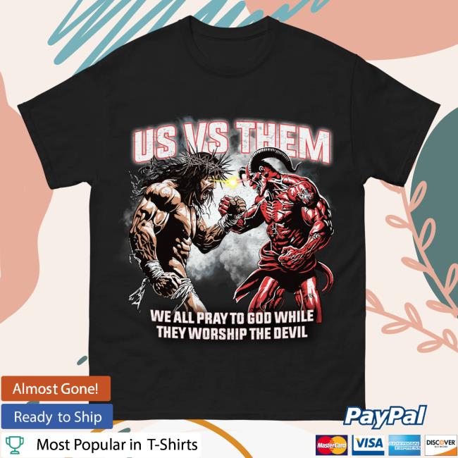 Hang Over Gang Merch Shop Us Vs Them T-Shirt 2 Hang Over Gang Merch Shop Us Vs Them T-Shirt